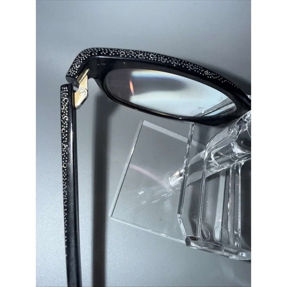 Swarovski Dame SW 5100 002 Black Crystal Cat Eye Eyeglasses Frames 54-16-135